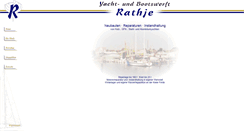 Desktop Screenshot of bootswerft-rathje.de
