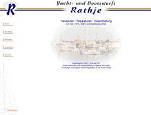 Tablet Screenshot of bootswerft-rathje.de
